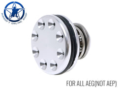 【送料無料】AOLS アルミ CNCピストンヘッド AEG [カラー：ブラック / レッド / シルバー]