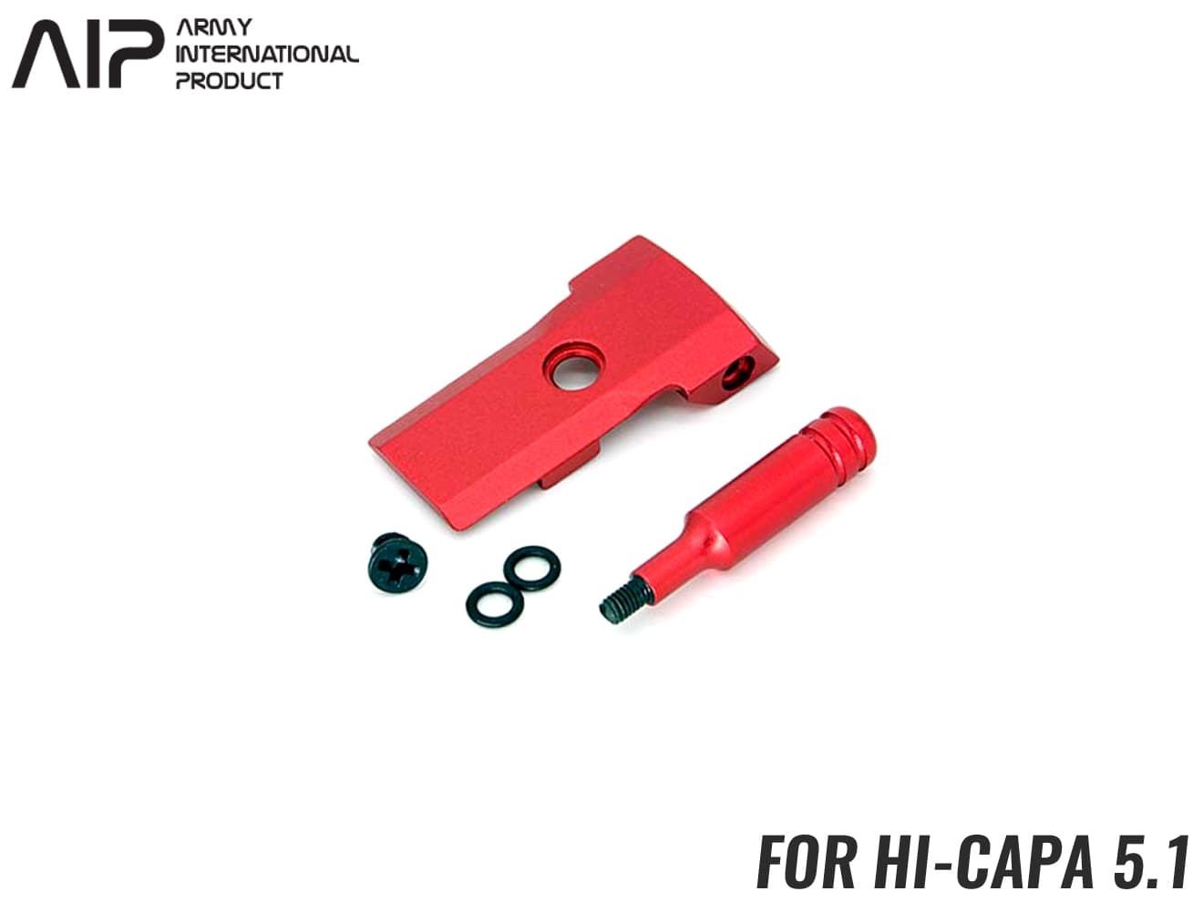 AIP CNC サイトカバーｗ/ コッキングハンドル Ver2 Hi-CAPA5.1  [カラー：ブラック / ゴールド / レッド / シルバー]