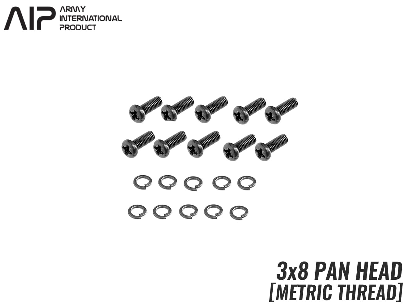 AIP メカボックススクリュー セット  [サイズ/種類：M3×14(皿) / M3×14(鍋) / M3×8(鍋)]