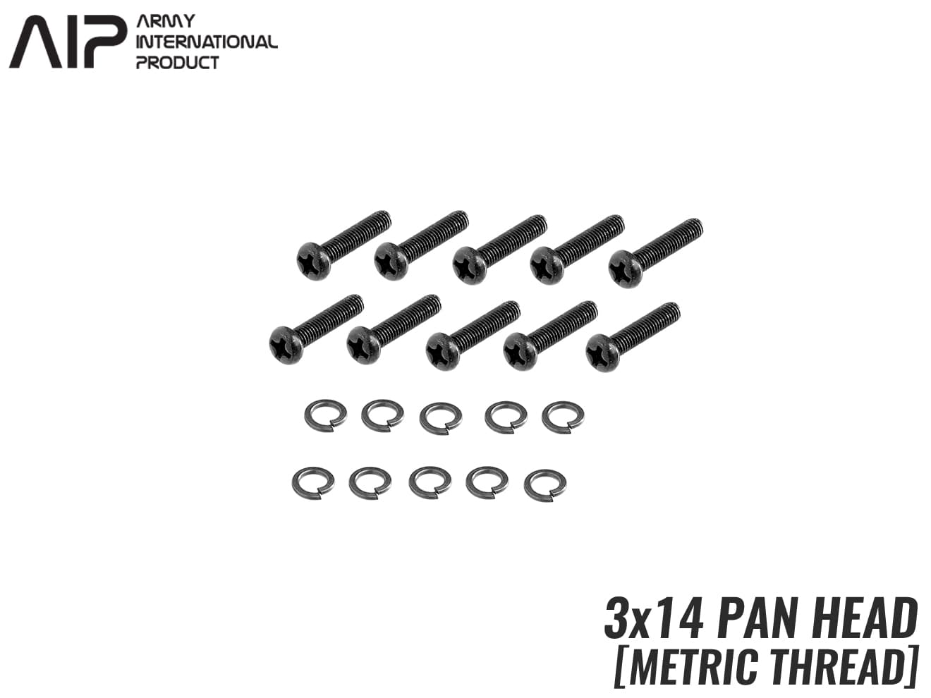 AIP メカボックススクリュー セット  [サイズ/種類：M3×14(皿) / M3×14(鍋) / M3×8(鍋)]
