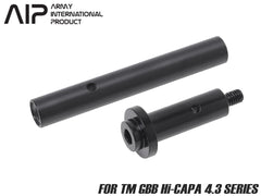 AIP ステンレス リコイルスプリングガイド ブラックフィニッシュ Hi-CAPA [タイプ：5.1 / 4.3]