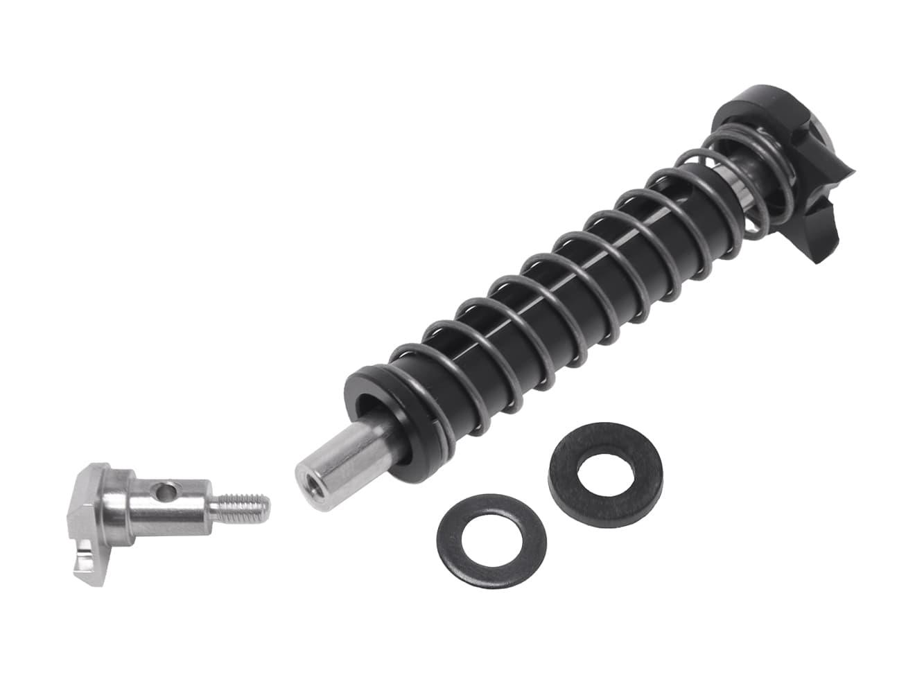 AIP 120% ステンレス リコイルスプリングガイド w /  バッファ for TM G17 Gen4 [カラー：BK / SILVER]