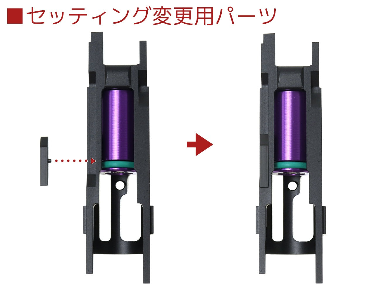 AIP スーパーハイスピード ブローバックハウジングキット Hi-CAPA/MEU/1911