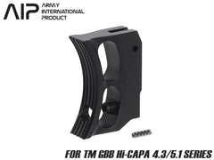 AIP アルミCNC カスタムトリガー Hi-CAPAシリーズ BK [タイプ：ロング M / ロング Q / ショート R / ロング T / ショート U]
