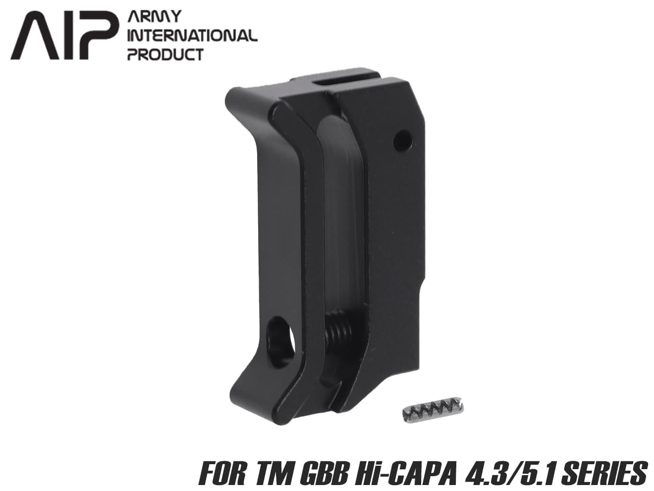 AIP アルミCNC カスタムトリガー Hi-CAPAシリーズ BK [タイプ：ロング M / ロング Q / ショート R / ロング T / ショート U]