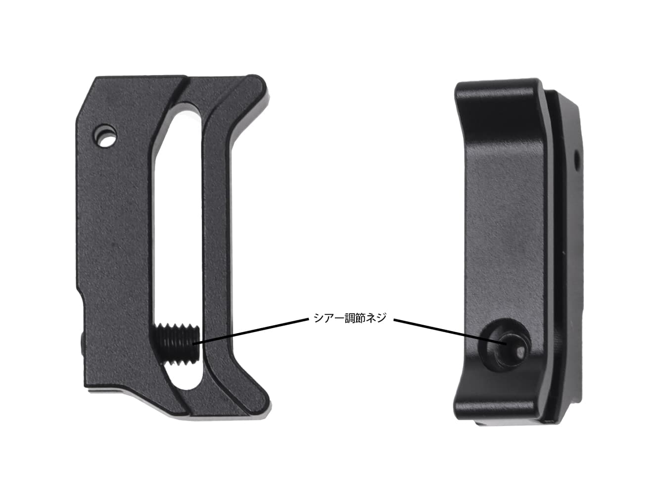 AIP アルミCNC カスタムトリガー Hi-CAPAシリーズ BK [タイプ：ロング M / ロング Q / ショート R / ロング T / ショート U]