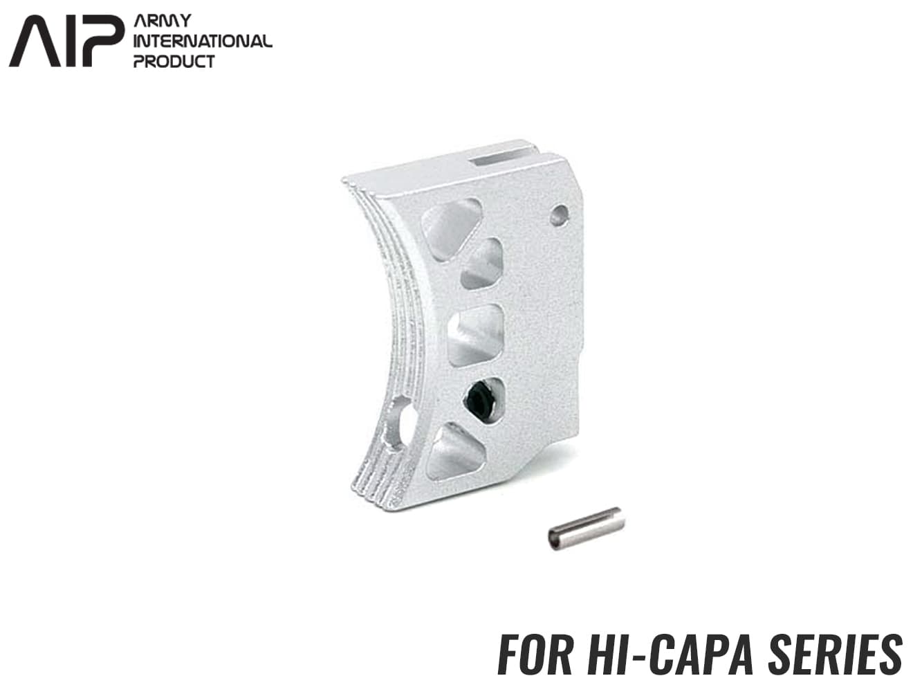 AIP アルミCNC カスタムトリガー ロング J Hi-CAPAシリーズ  [カラー：ブラック / レッド / シルバー]