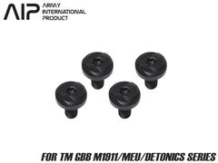 AIP スチール グリップスクリュー  トルクス M1911/MEU/DETONICS [タイプ・カラー：タイプ1・BK / タイプ1・SV / タイプ2・BK / タイプ2・SV / タイプ3・BK / タイプ3・SV]