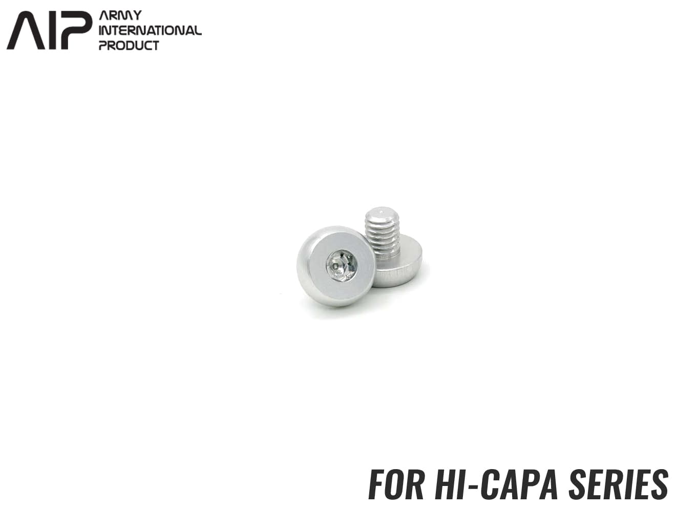 AIP A7075 CNC グリップスクリュー Hi-CAPAシリーズ  [カラー：ブラック / シルバー / ゴールド / パープル / レッド]