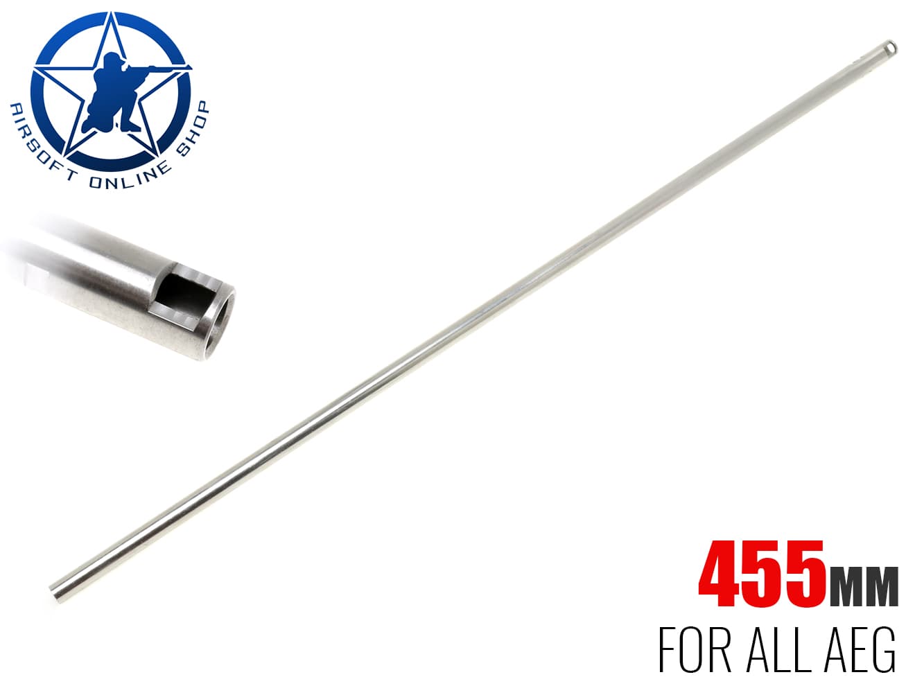 【送料無料】AOLS 6.01 ハイプレシジョン SUSインナーバレル [サイズ：247mm / 300mm / 363mm / 370mm / 380mm / 407mm / 455mm]