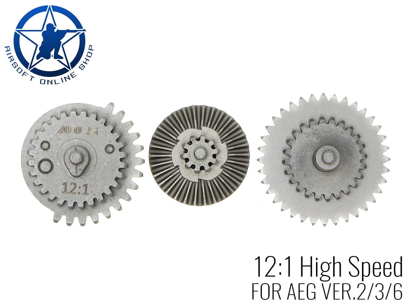【送料無料】AOLS クロモリCNCギア 3点セット [ギア比：18:1 / 16:1 / 13:1 / 12:1 / 32:1]