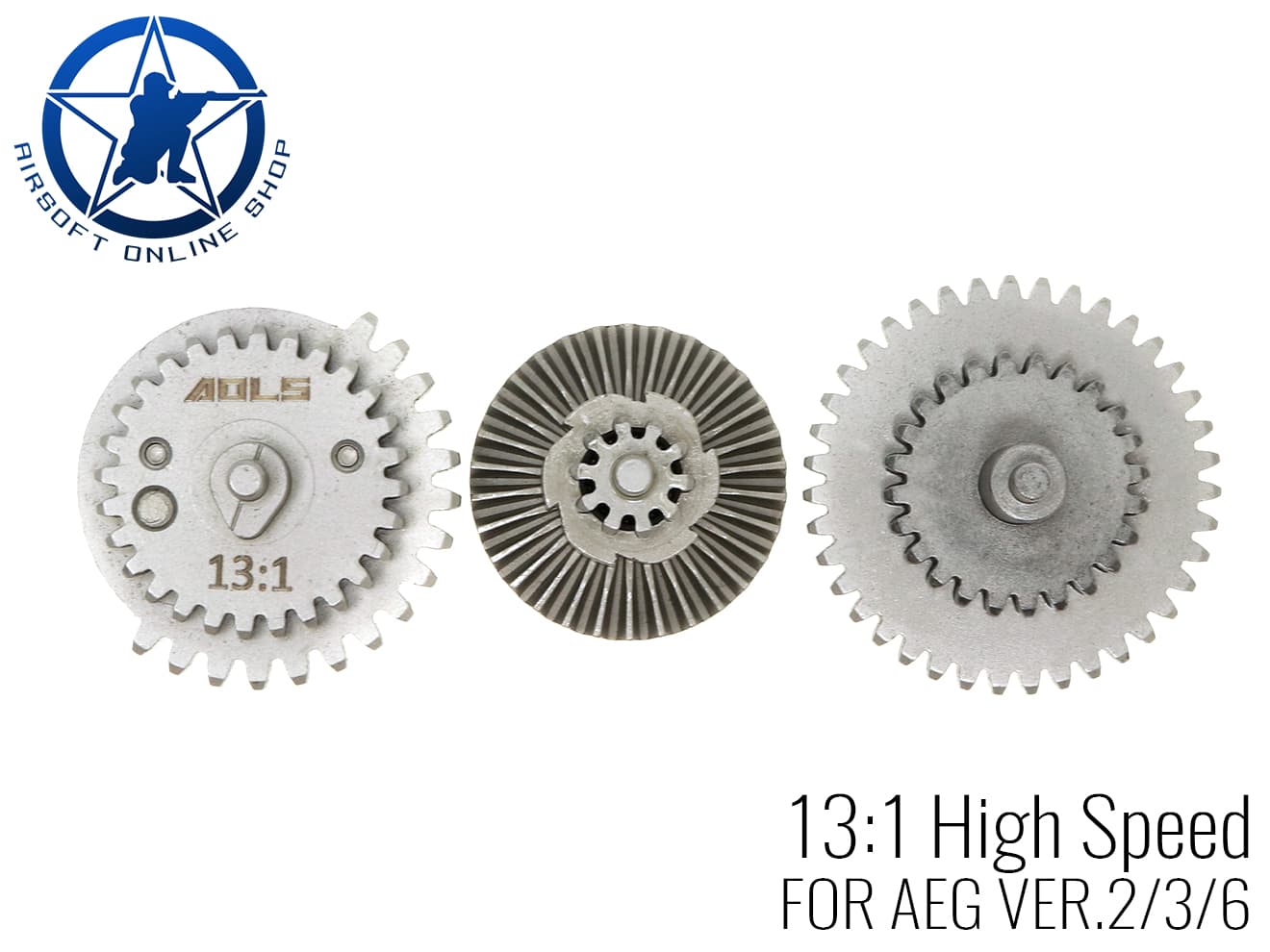 【送料無料】AOLS クロモリCNCギア 3点セット [ギア比：18:1 / 16:1 / 13:1 / 12:1 / 32:1]