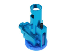 【送料無料】AOLS 同軸式 アルミCNCホップアップチャンバー AEG M4 [カラー：シルバー / ブルー]