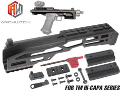 ARCHWICK PCC ピストルキャリバーカービン / CNCバージョン Gen.2 For Hi-CAPA [カラー：ブラック / グレー / シルバー]