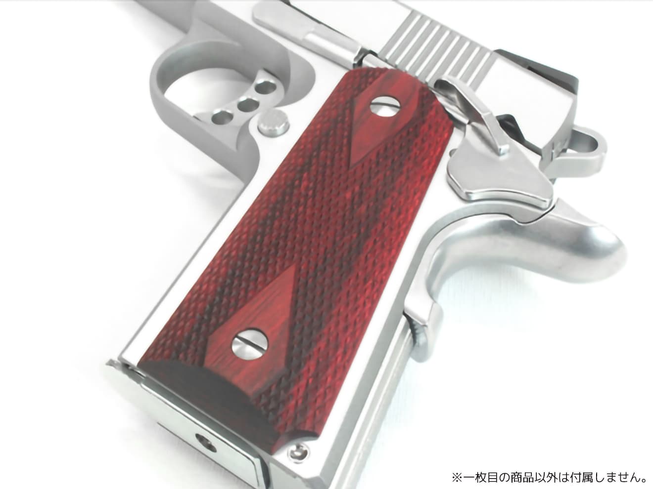 PANDORA ARMS ウッドグリップ  V10 ULTRA COMPACT [カラー：チェッカーブラウン / チェッカーダークブラウン / チェッカーレッド]