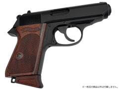 PANDORA ARMS ウッドグリップ マルゼン製 ワルサーPPK<チェッカー/ブラウン>