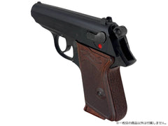 PANDORA ARMS ウッドグリップ マルゼン製 ワルサーPPK<チェッカー/ブラウン>