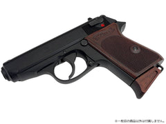 PANDORA ARMS ウッドマガジンベース マルゼン製 ワルサーPPK・PPK/S<チェッカー/ブラウン>