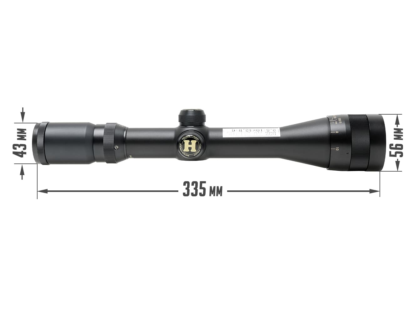 JOL SUPERB 2.5-10X42 AO ライフルスコープ | ミリタリーベース