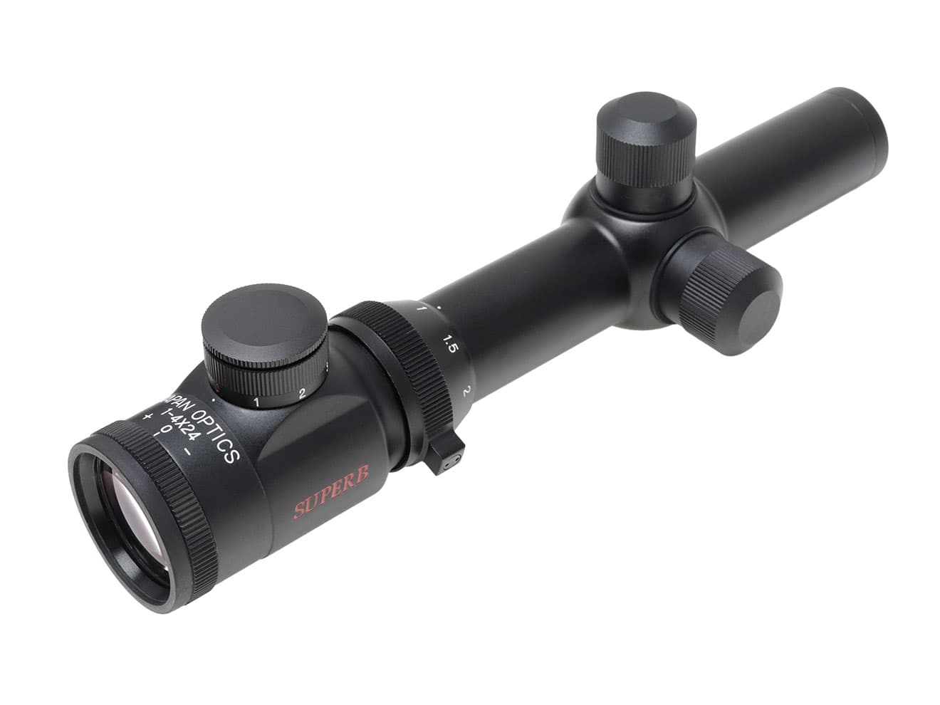 JOL SUPERB 1-4×24 CQCライフルスコープ w /  イルミネーション [レティクル形状：Germanレティクルタイプ / クロスヘアタイプ]