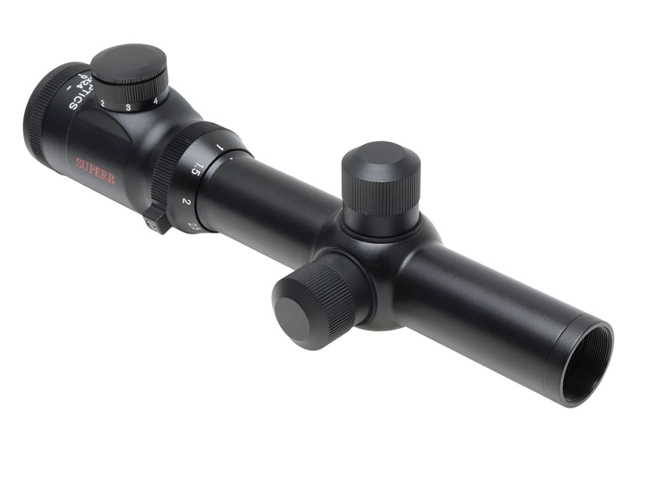 JOL SUPERB 1-4×24 CQCライフルスコープ w /  イルミネーション [レティクル形状：Germanレティクルタイプ / クロスヘアタイプ]