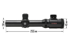 JOL SUPERB 1-4×24 CQCライフルスコープ w /  イルミネーション [レティクル形状：Germanレティクルタイプ / クロスヘアタイプ]