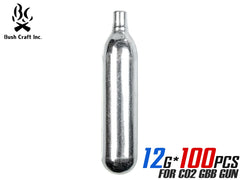 Bush Craft Inc エクストラファイン CO2 12g カートリッジ 100本入