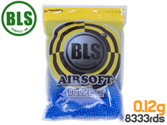 BLS Precision 精密プラスティックBB弾 0.12g 8333発(1kg) [カラー：オレンジ / ブラック / ブルー / グリーン / レッド / イエロー / ホワイト]