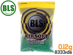 BLS Precision 精密プラスティックBB弾 0.12g 8333発(1kg) [カラー：オレンジ / ブラック / ブルー / グリーン / レッド / イエロー / ホワイト]