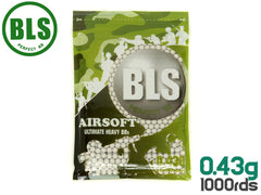 BLS Ultimate Heavy Precision 精密プラスティックBB弾 1000発パック [重さ：0.36g / 0.4g / 0.43g / 0.45g / 0.48g]