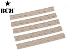 BCM ガンファイター 5.5インチ M-LOK レールパネル 5枚入  [カラー：ブラック / FDE]