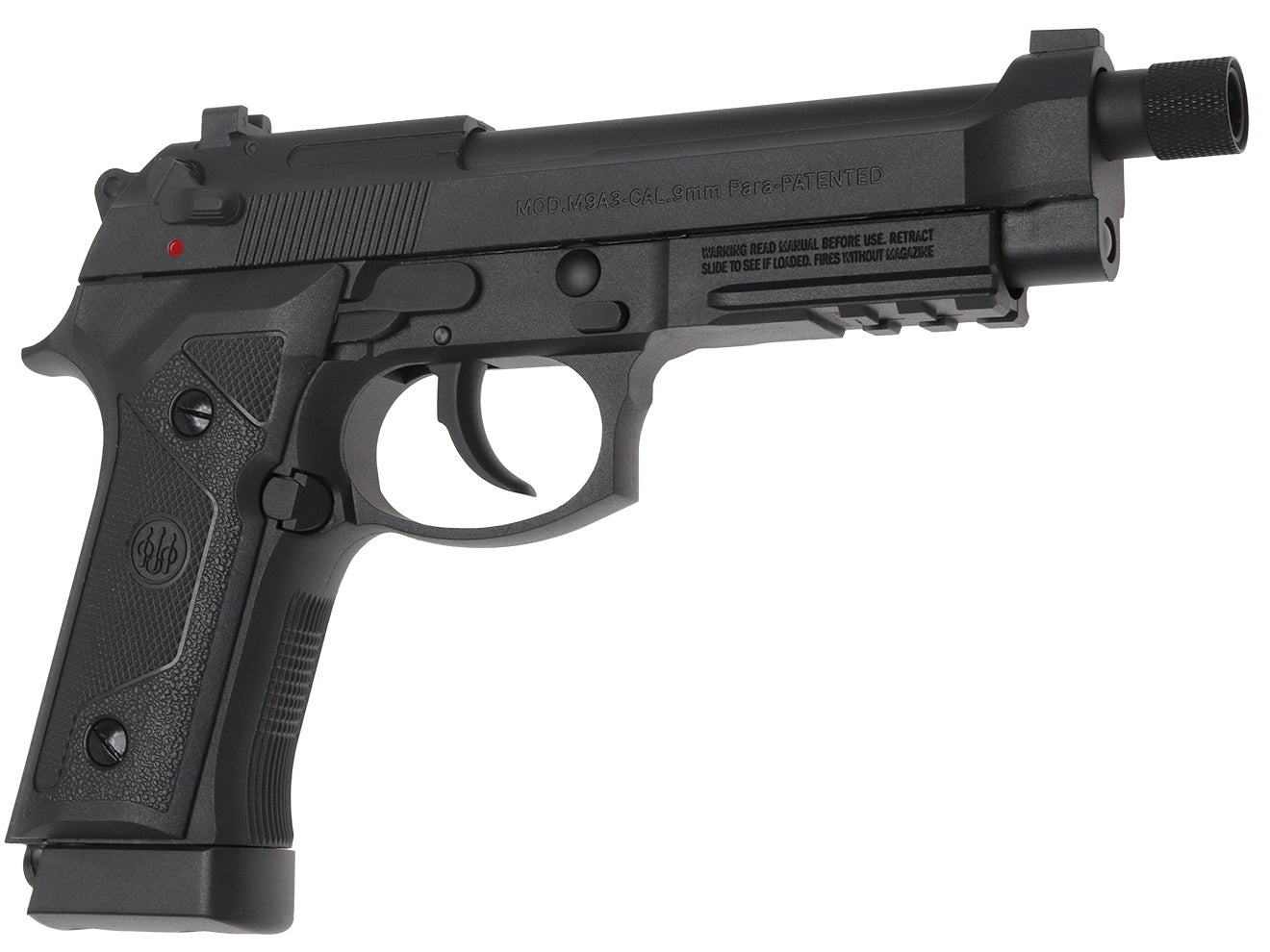 BATON airsoft BM-9 CO2 GBB ガスガン本体 [カラー：ブラック / FDE]