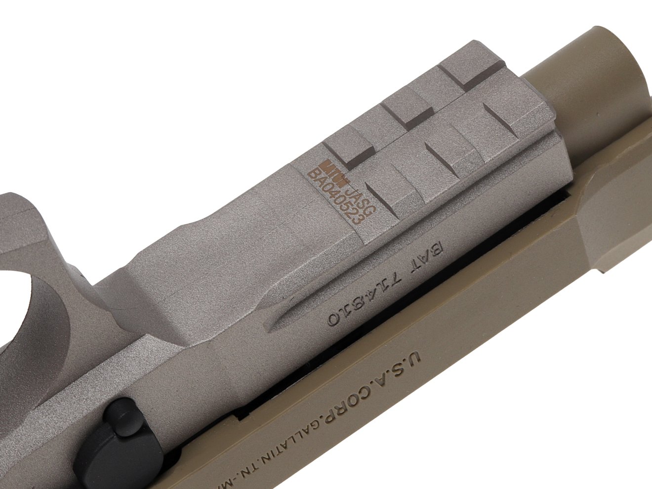 BATON airsoft BM-9 CO2 GBB ガスガン本体 [カラー：ブラック / FDE]