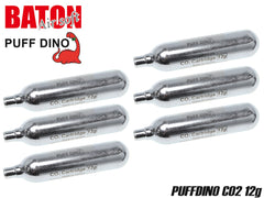 PUFF DINO CO2 12g カートリッジ 6本セット