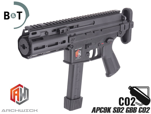 ARCHWICK B&T Air APC9K SD2 GBB CO2ガスガン BK