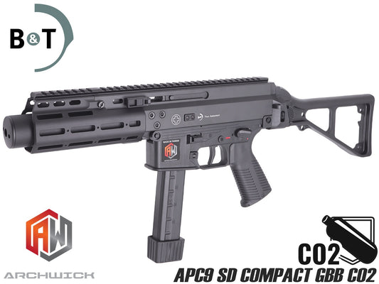 ARCHWICK B&T Air APC9 SD Compact GBB CO2ガスガン BK