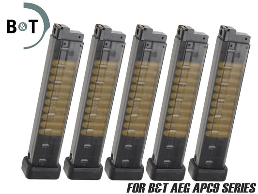 ARCHWICK B&T Air APC9シリーズ 電動ガン共通 100連スペアマガジン 5本セット