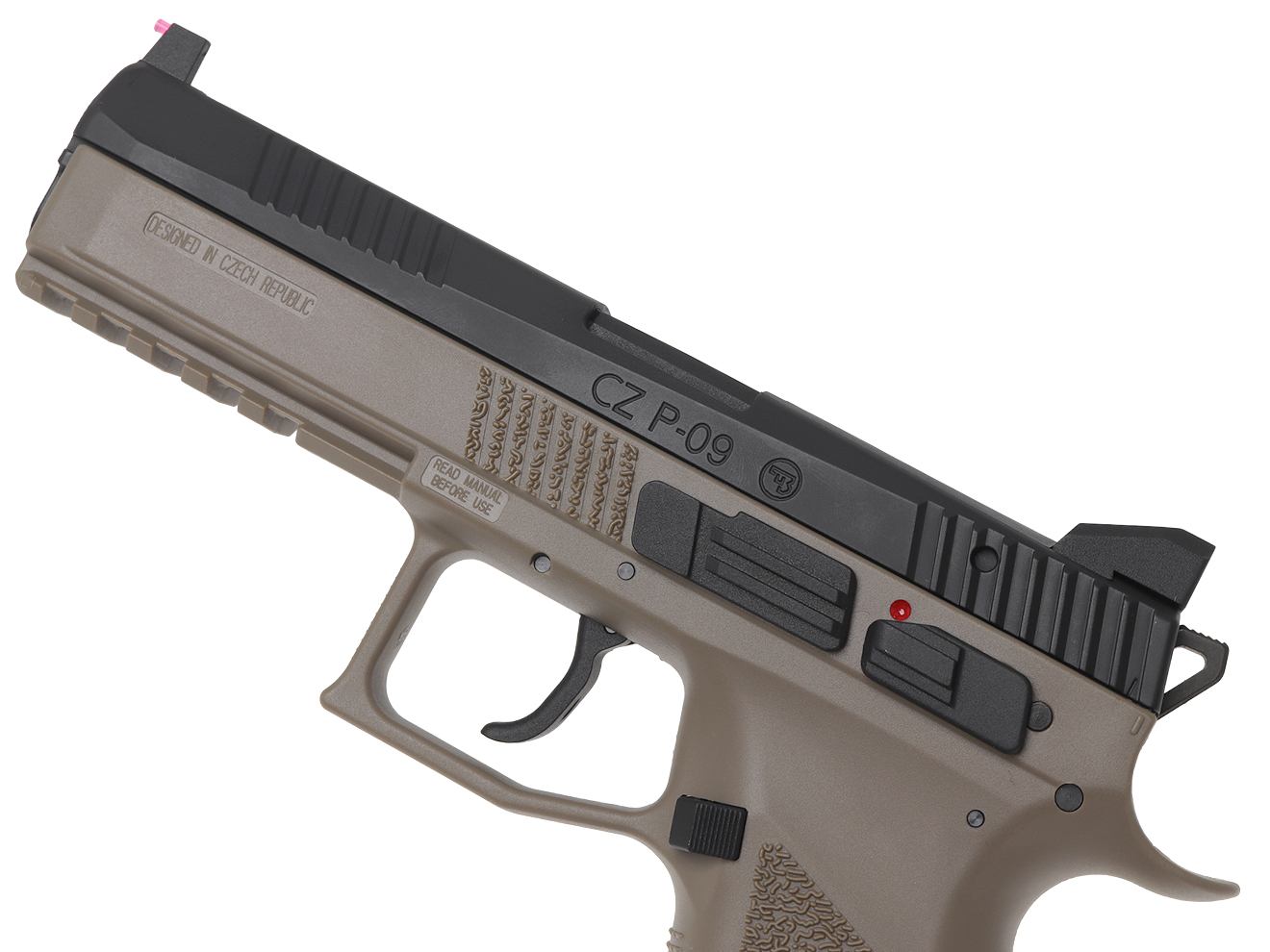 Carbon8 ガスブローバック CZ P09 CO2 ガスガン本体 [カラー：ブラック / TAN]