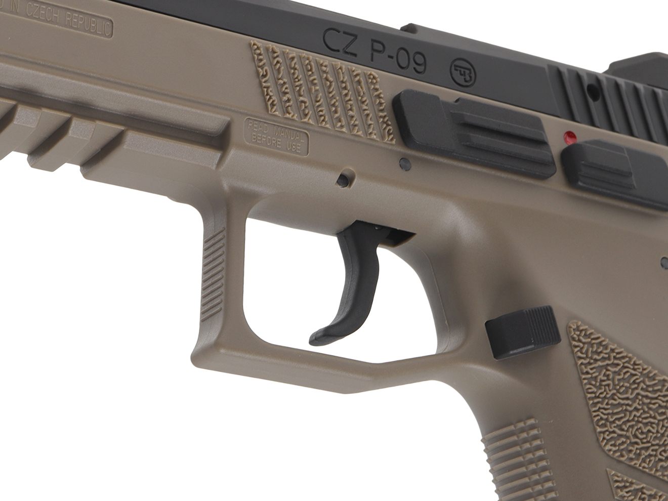 Carbon8 ガスブローバック CZ P09 CO2 ガスガン本体 [カラー：ブラック / TAN]