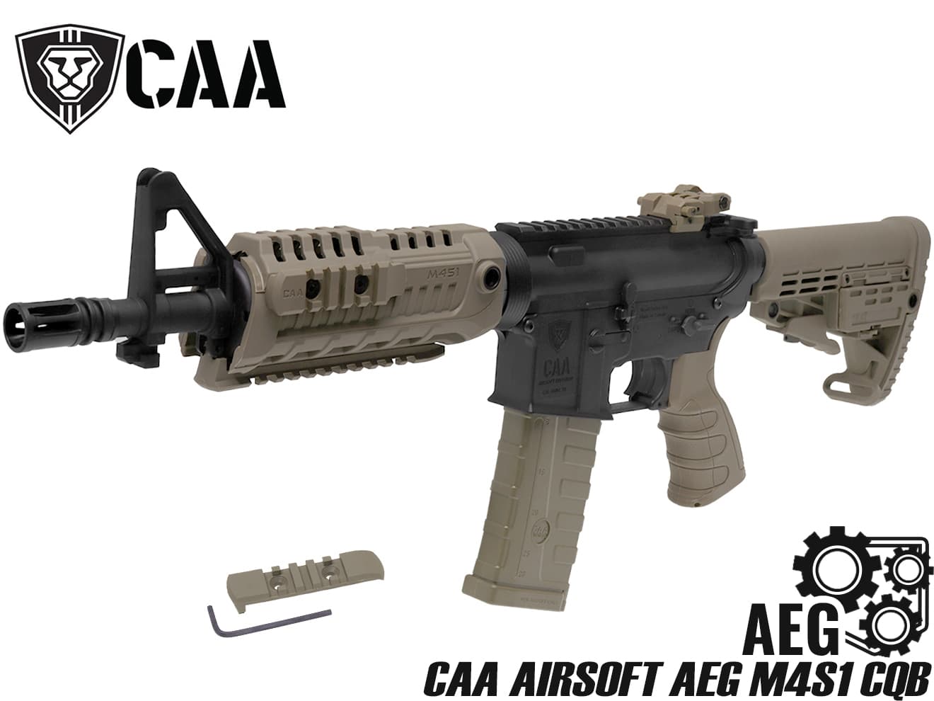 CAA AIRSOFT AEG M4S1 CQB ライフル アドバンスドライン | ミリタリー