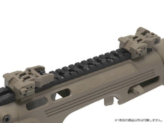 CAA Airsoft FSS フリップアップ サイトセット for 20mmレール [カラー：BK / DE]