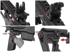 CAA Airsoft RONI-B ピストル カービン コンバージョンキットfor Beretta M9 / M9A1 [カラー：BK / DE]