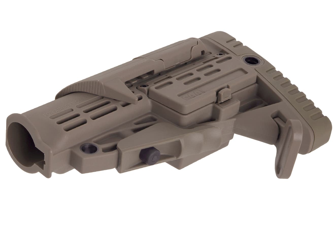 CAA Airsoft CBS+ACP コラシブルバットストック+アジャスタブルチークレスト for M4 [カラー：BK / DE]