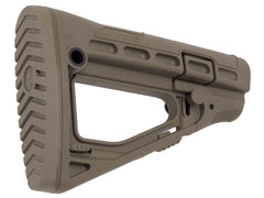 CAA Airsoft SBS スケルトンスタイル コラシブルバットストック for M4 [カラー：BK / DE]