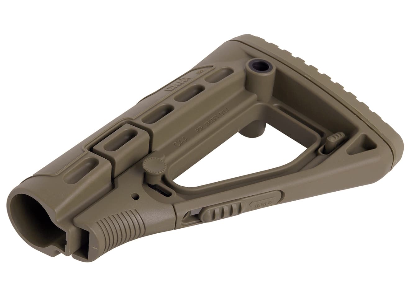 CAA Airsoft SBS スケルトンスタイル コラシブルバットストック for M4 [カラー：BK / DE]