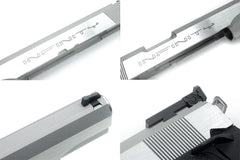 GUARDER CNCアルミスライド Dual Silver Ver Hi-CAPA5.1用 [マーキング：STI CUSTOM / INFINITY / KIMBER / MARUI OPS / SPRING FIELD]