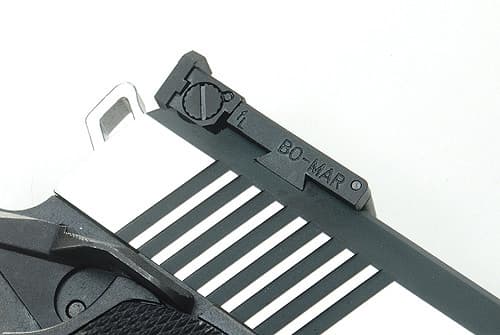 GUARDER スチールリアサイト Hi-CAPA5.1用 BO-MARタイプ [マーキング：ノーマーキング / BO-MAR / SPRING FIELD / INFINITY / MARUI OPS / STI CUSTOM]