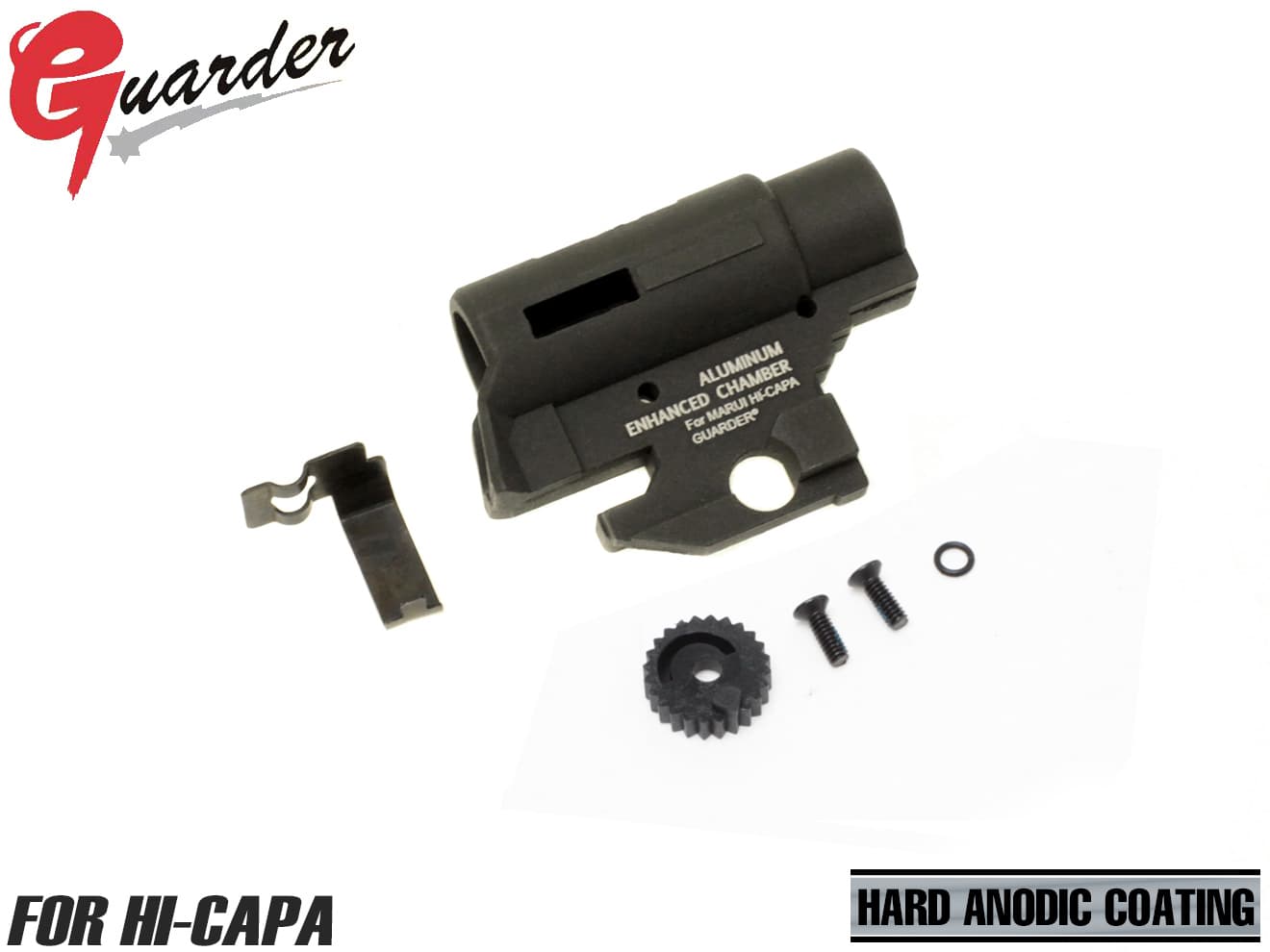 GUARDER 強化ホップアップチャンバー Hi-CAPA4.3/5.1  [商品構成：カバー＋レバー / ASSY]
