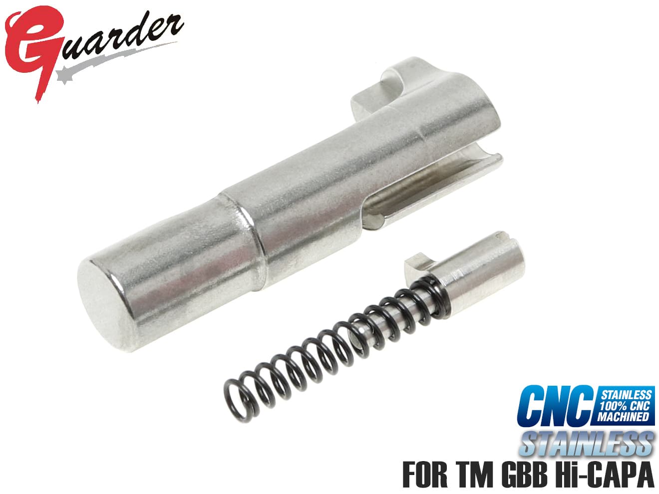 GUARDER マガジンリリースボタン for マルイ HI-CAPA 4.3 / 5.1 [素材：スチール / ステンレス(TiN) / ステンレス]