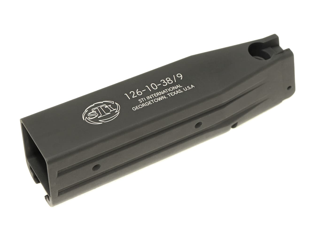GUARDER ライトウェイト アルミマガジンケース Hi-CAPAシリーズ用 ブラック [マーキング：ノーマーク / STI CUSTOM / INFINITY / PHANTOM / SPRING FIELD]